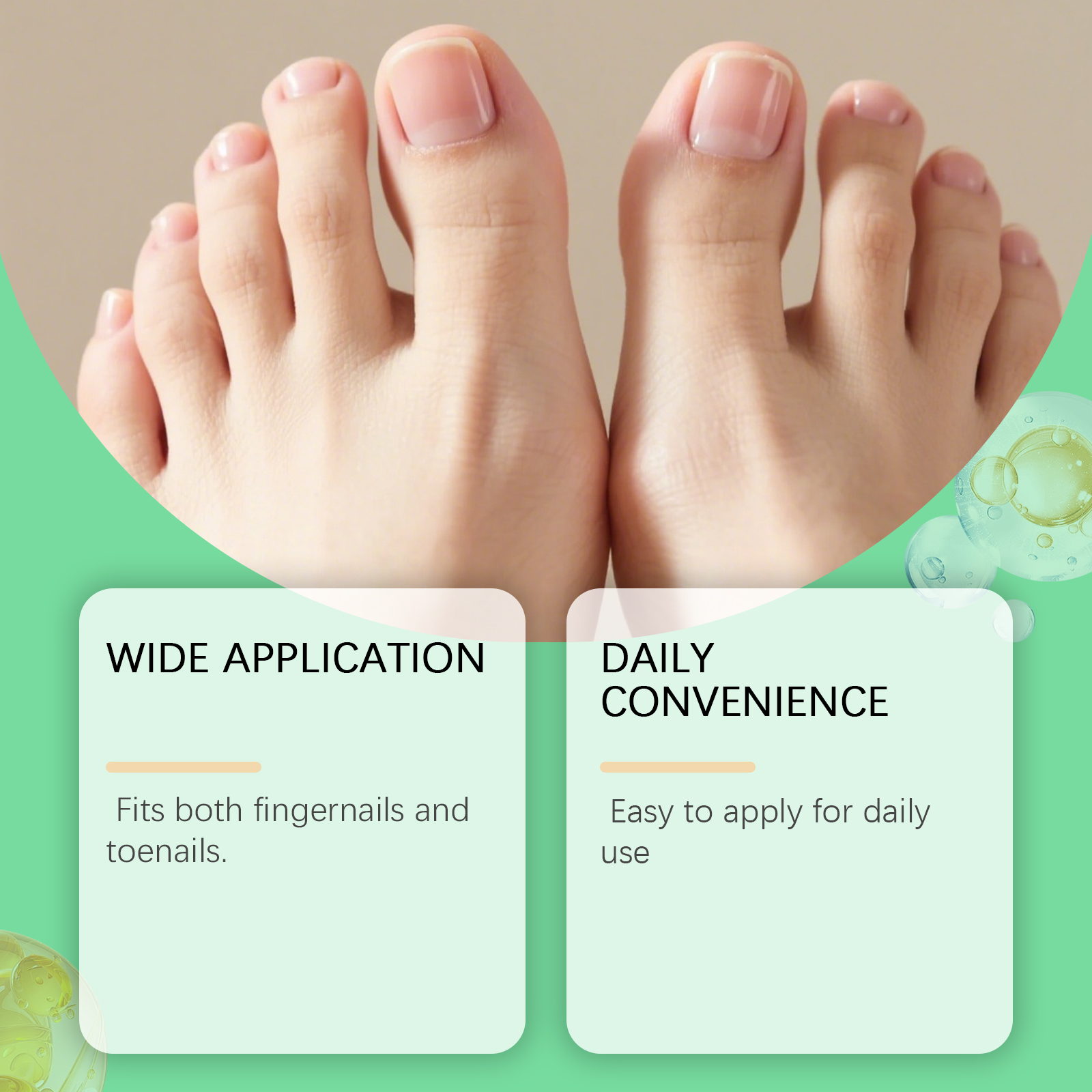 Nail Nourish Serum Mild Formula Protect Soft Natural Shiny Smooth Daily Maintain Hand Toe Nail