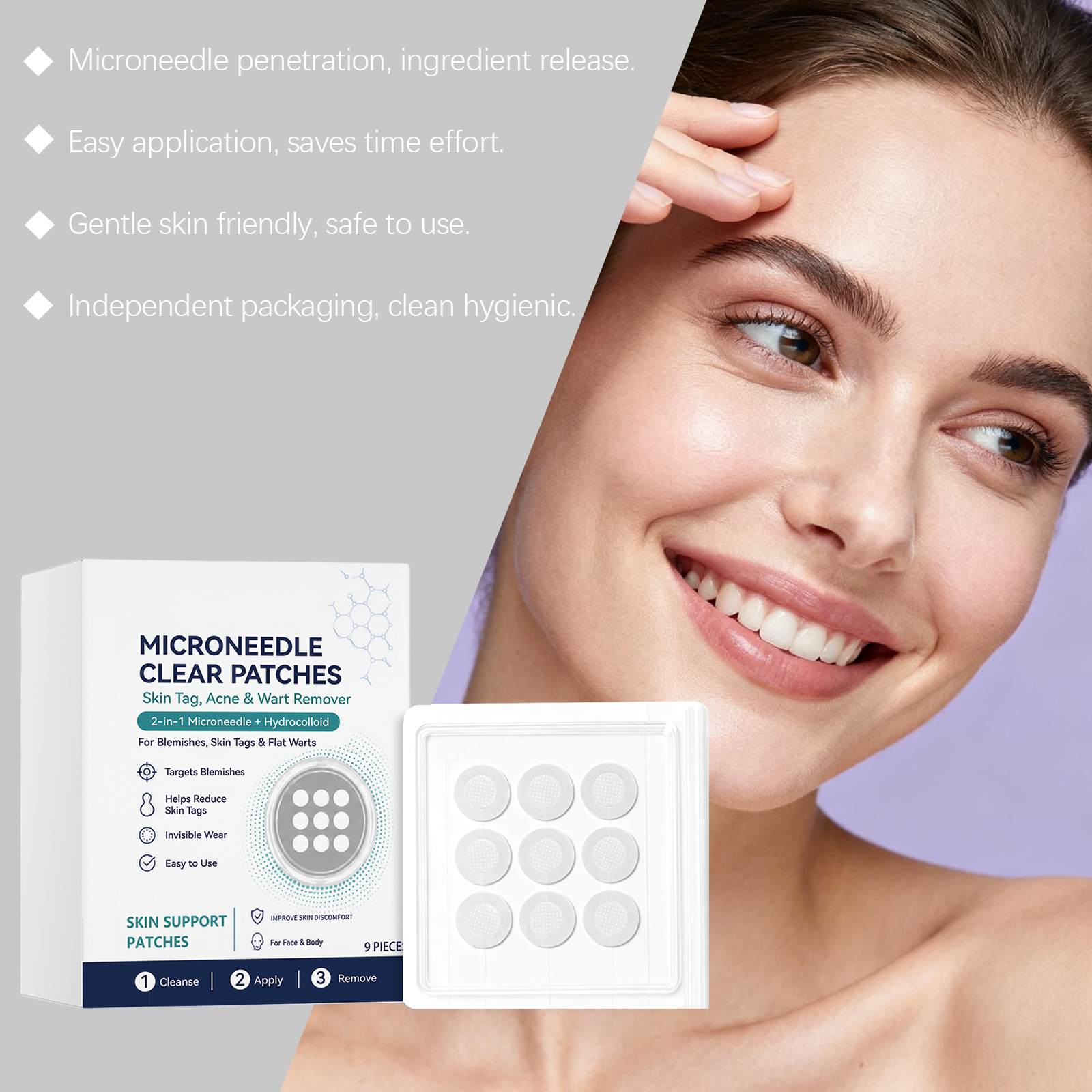 Acne Care Patch Mild Gentle Soothing Comfort Hydrating Refreshing Facial Blemish Skin Daily Treatment