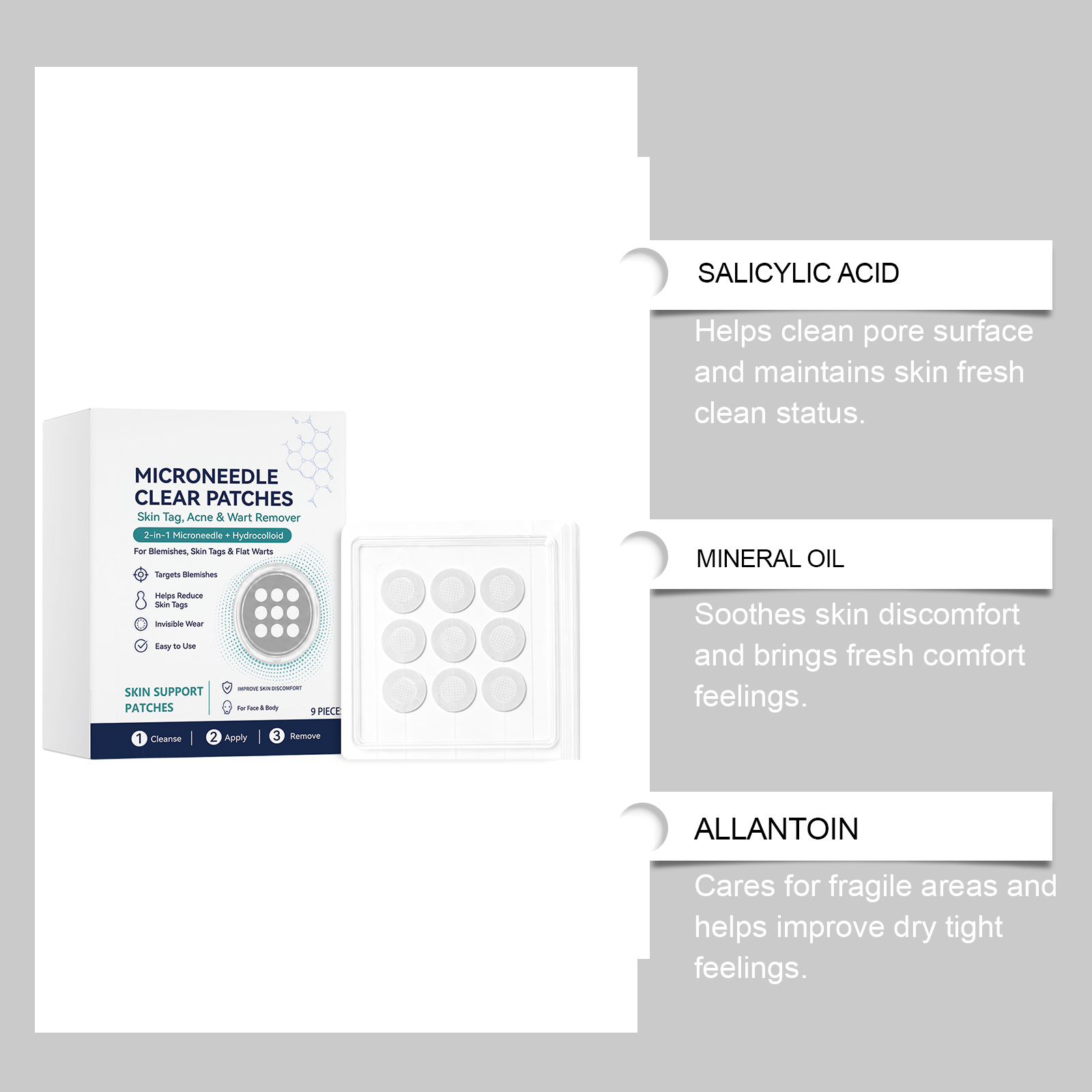Acne Care Patch Mild Gentle Soothing Comfort Hydrating Refreshing Facial Blemish Skin Daily Treatment