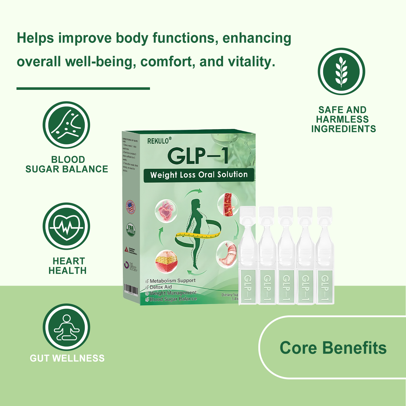 Slimming Shaping Drops Body Care Product For Figure Adjustment Daily Physical Contouring Treatment