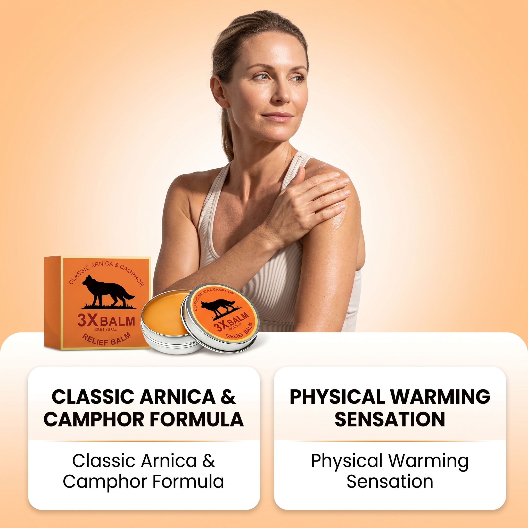 Body Joint Care Cream Silky Soft Creamy Gentle Daily Skin Rub Comfort Balm