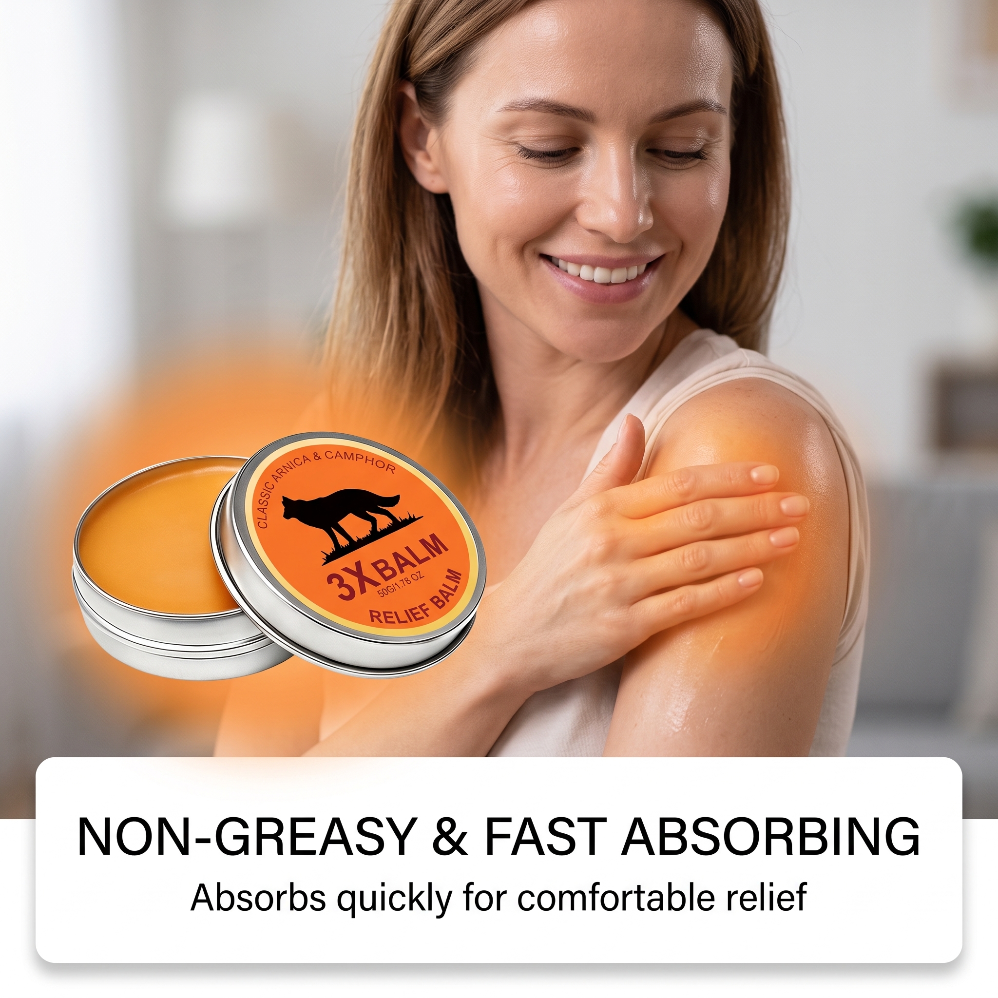Body Joint Care Cream Silky Soft Creamy Gentle Daily Skin Rub Comfort Balm