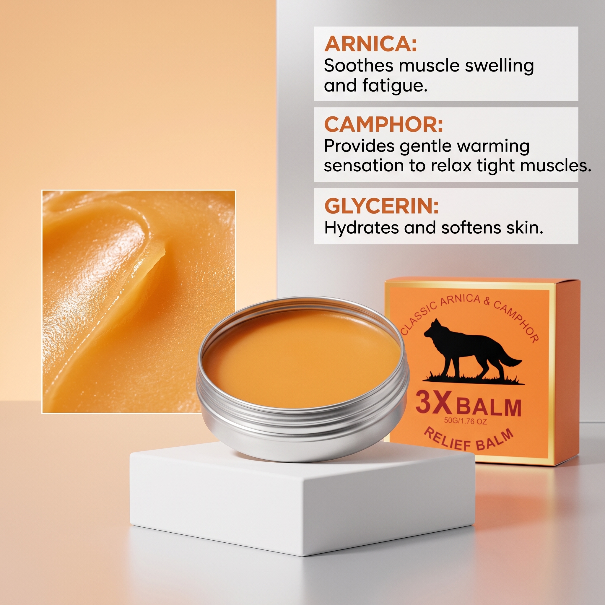 Body Joint Care Cream Silky Soft Creamy Gentle Daily Skin Rub Comfort Balm