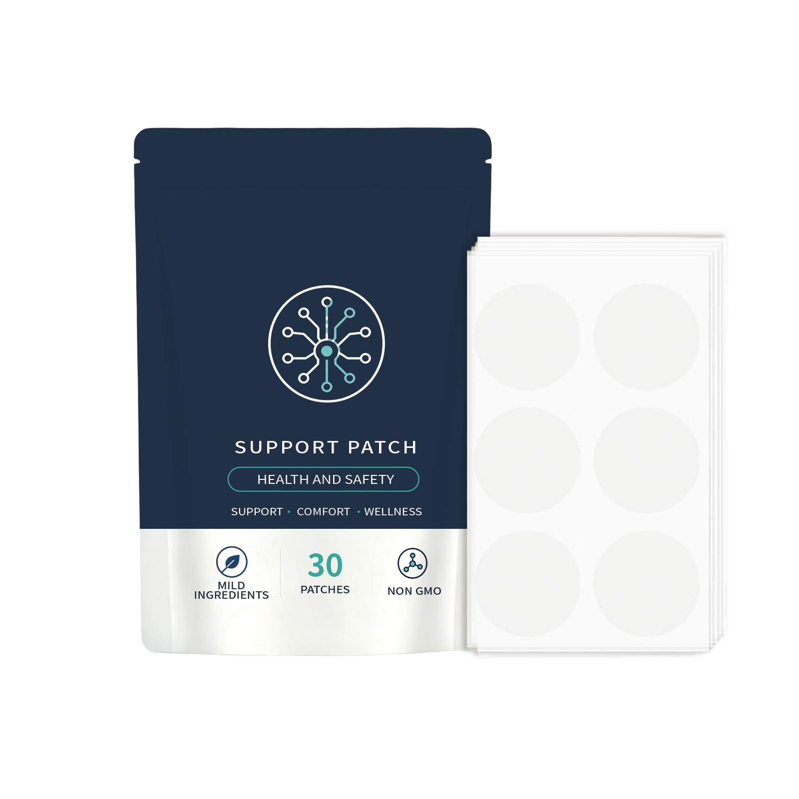 Body Care Auxiliary Patch Mild Ingredients Multi Effect Nourish Soft Skin Portable Vitality Sticker