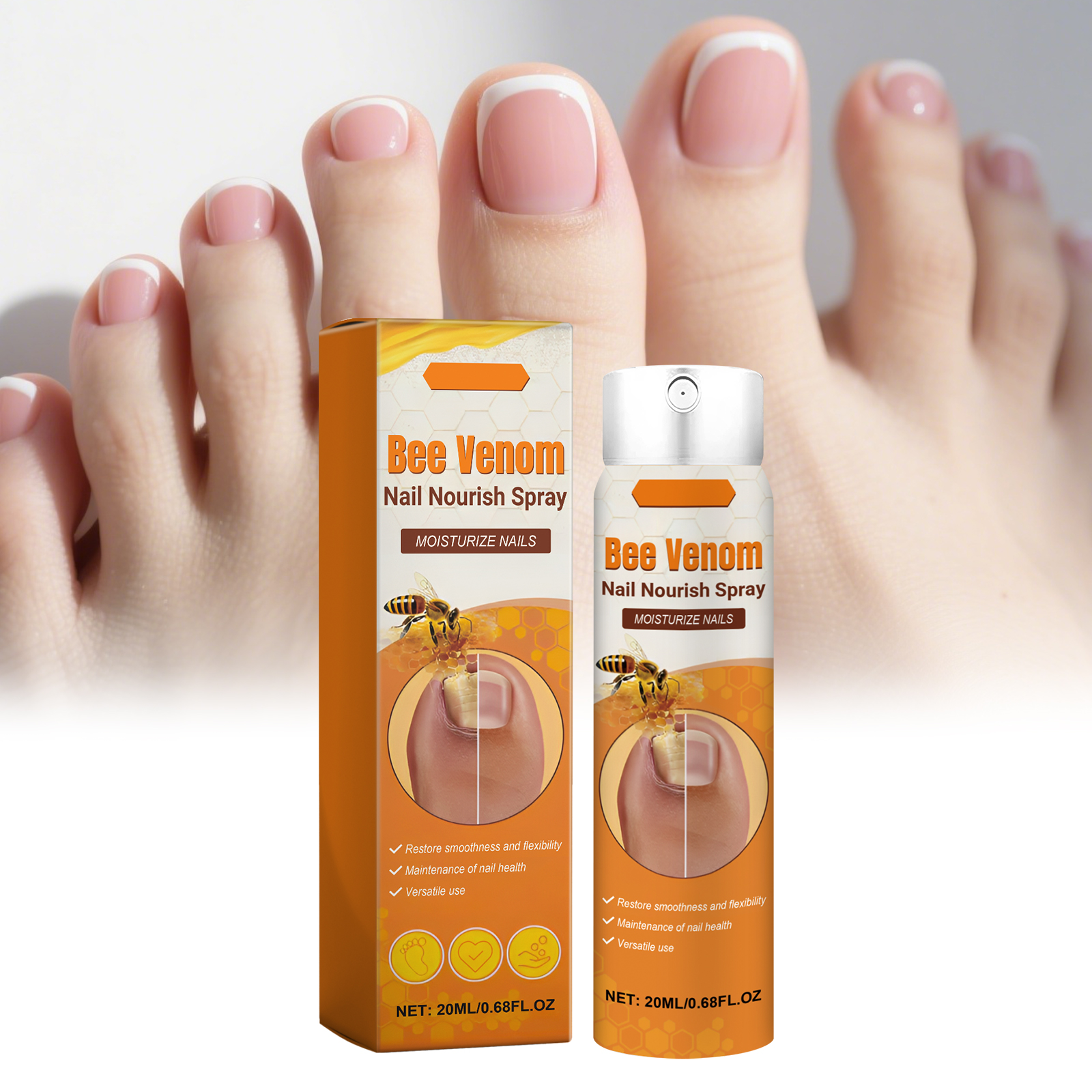 Nail Care Spray Daily Mild Nourishment Improve Nail Cuticle Cleansing Auxiliary Care Nails
