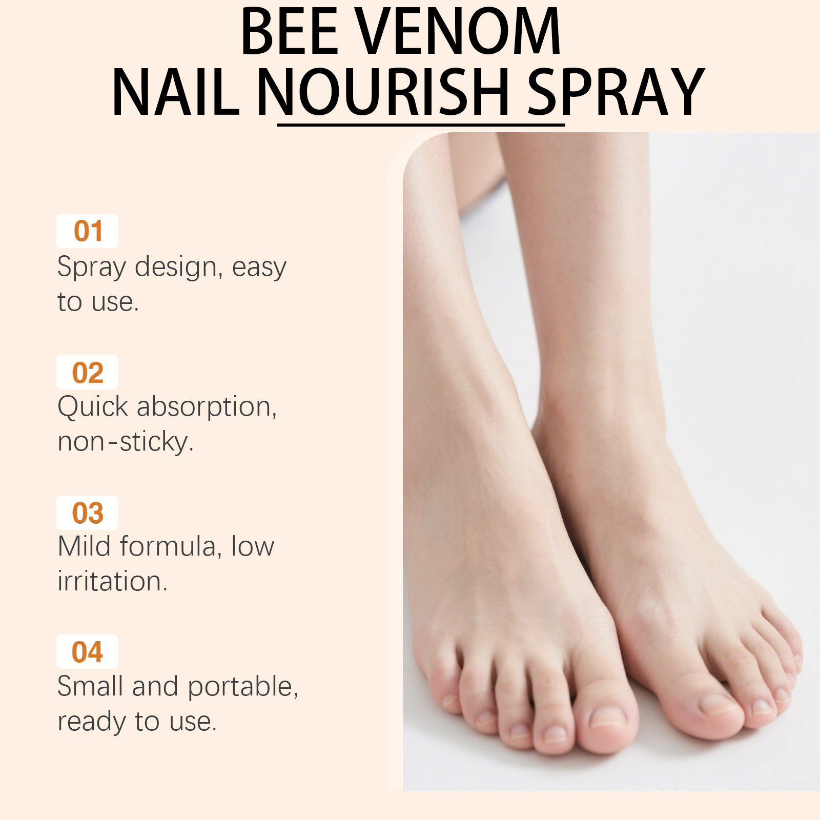 Nail Care Spray Daily Mild Nourishment Improve Nail Cuticle Cleansing Auxiliary Care Nails