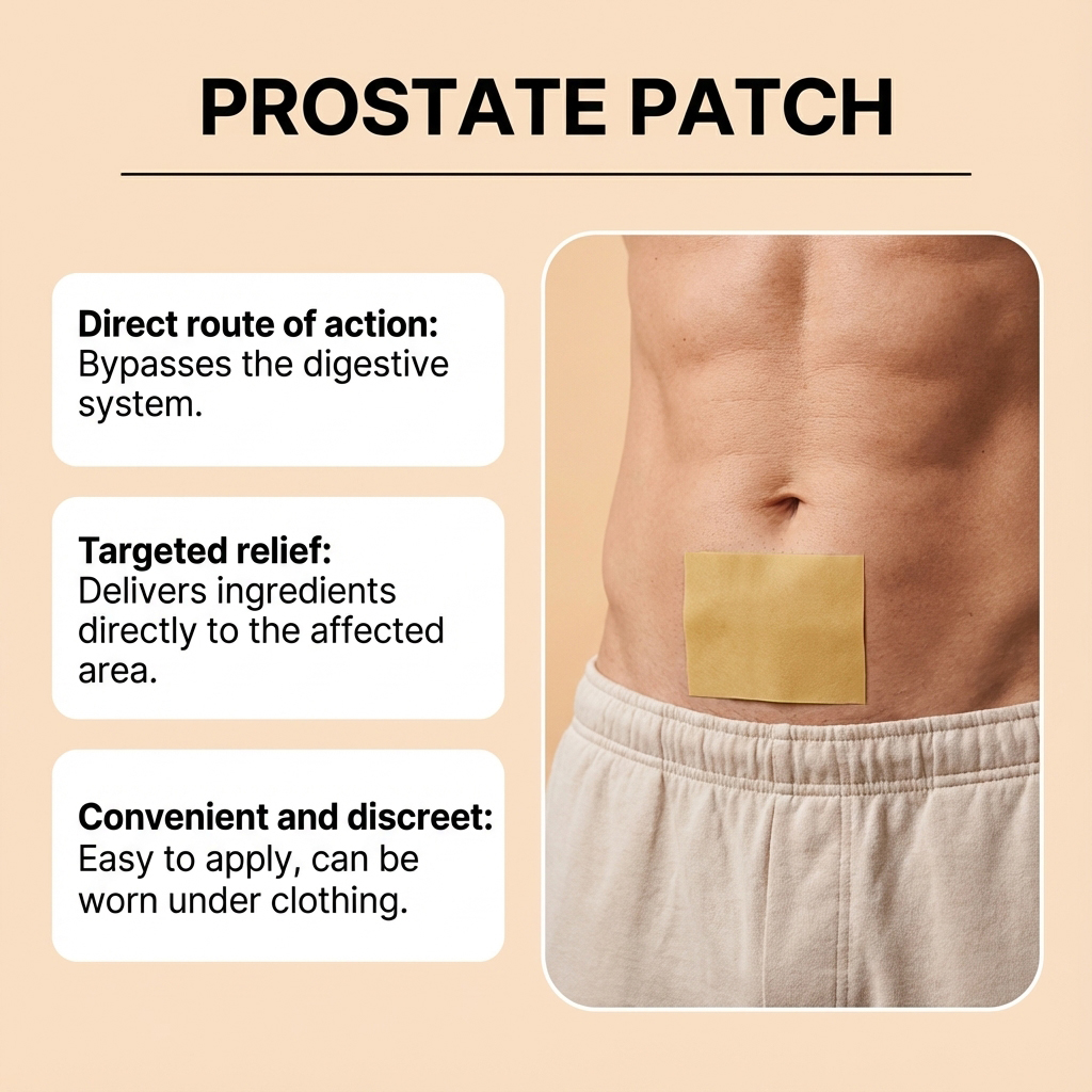 Male Care Patch Gentle Skin Friendly Breathable Sedentary Discomfort Local Vitality Improvement Comfort Daily Maintenance