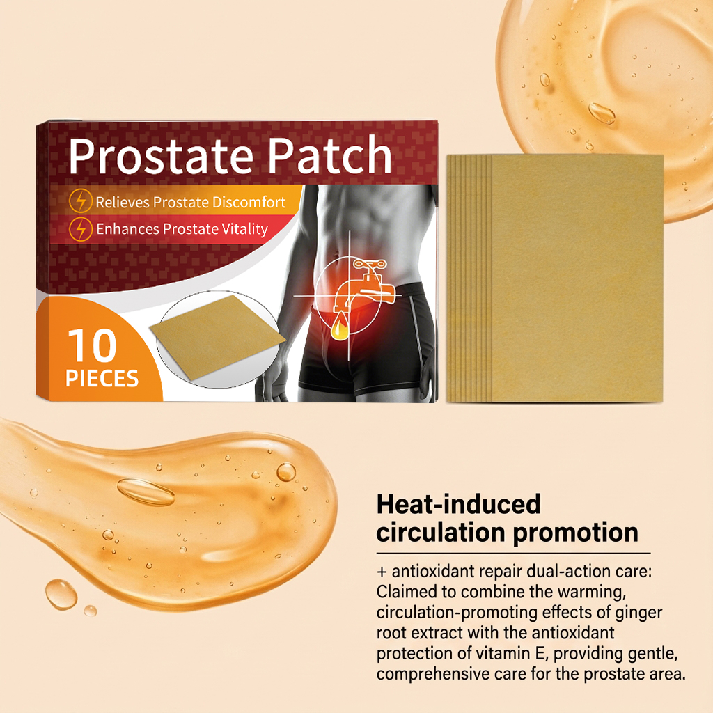 Male Care Patch Gentle Skin Friendly Breathable Sedentary Discomfort Local Vitality Improvement Comfort Daily Maintenance