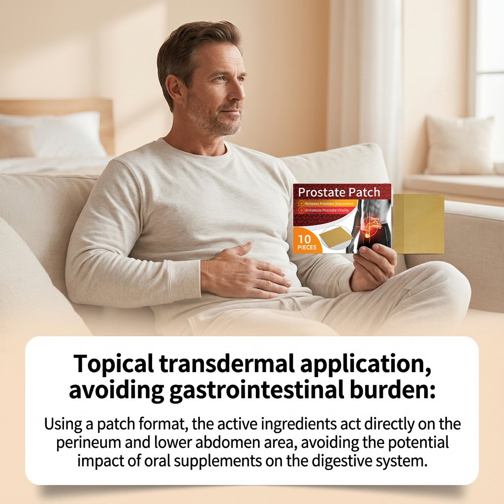 Male Care Patch Gentle Skin Friendly Breathable Sedentary Discomfort Local Vitality Improvement Comfort Daily Maintenance