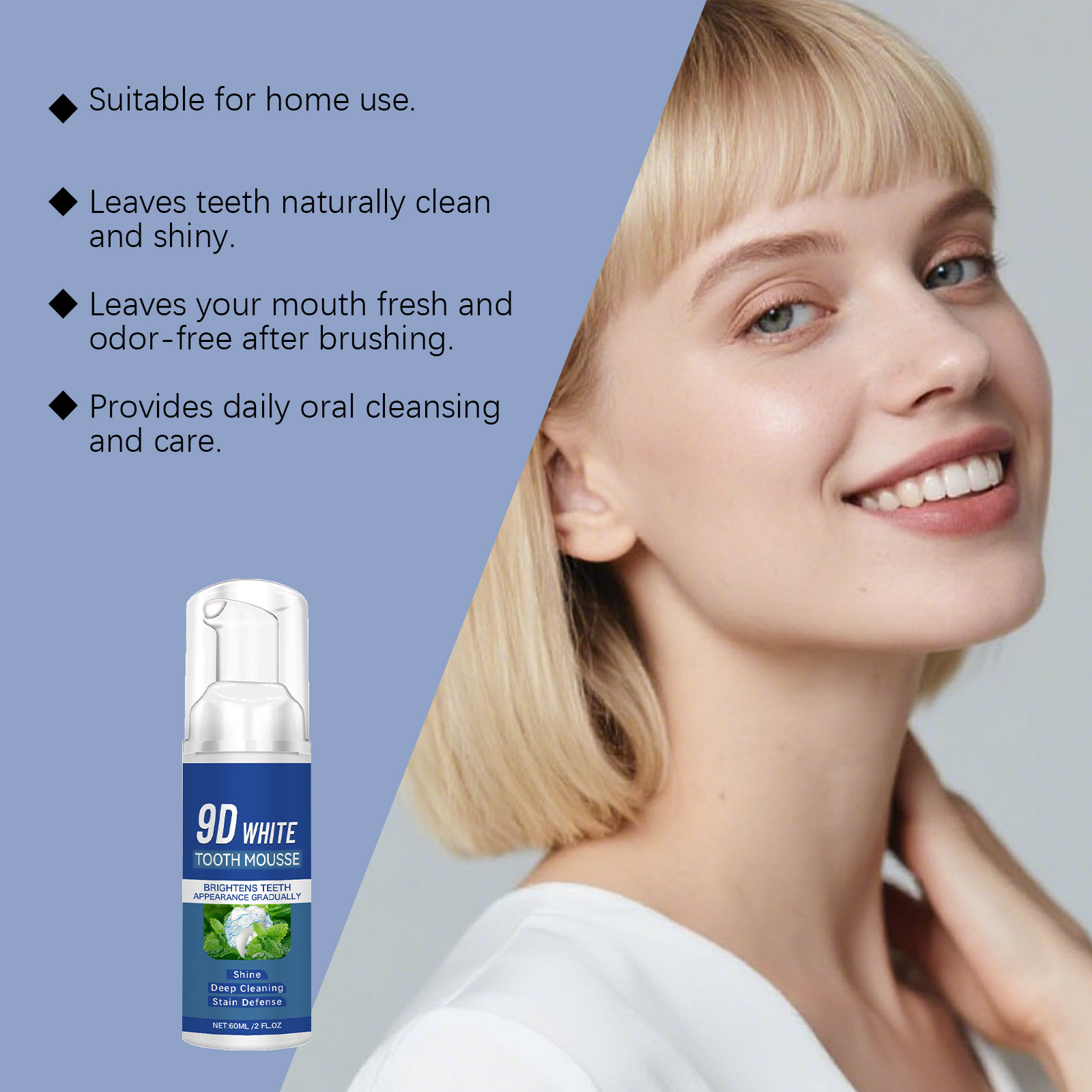 Dental Mousse Gentle Clean Yellow Teeth Tartar Protect Teeth Fresh Comfort Daily Oral Care