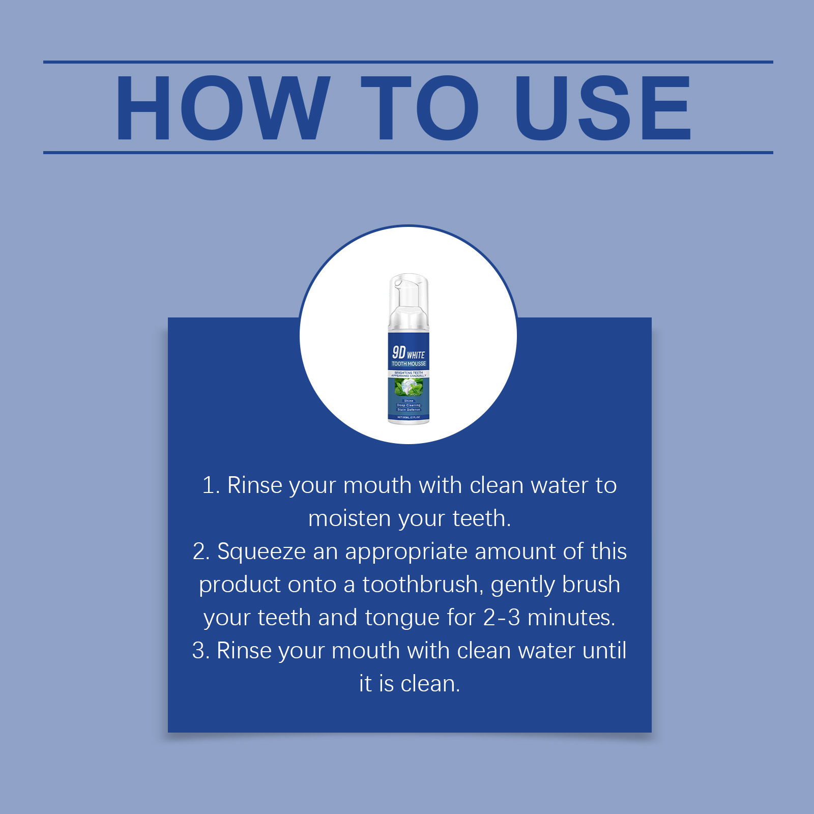 Dental Mousse Gentle Clean Yellow Teeth Tartar Protect Teeth Fresh Comfort Daily Oral Care