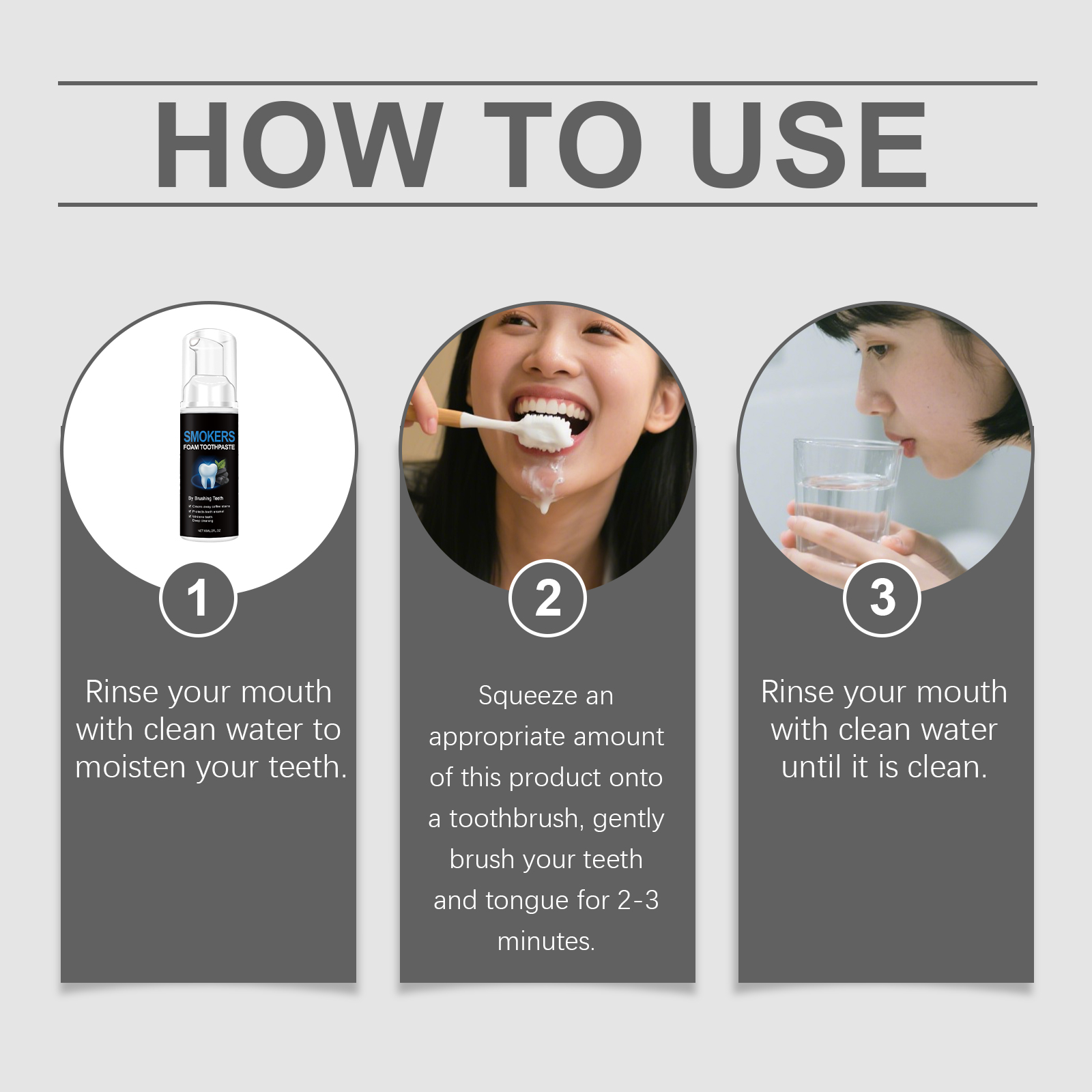 Teeth Cleaning Mousse Gentle Cleansing Foam Stain Removal Tooth Surface Fresh Comfort Clean Convenient Dental Care