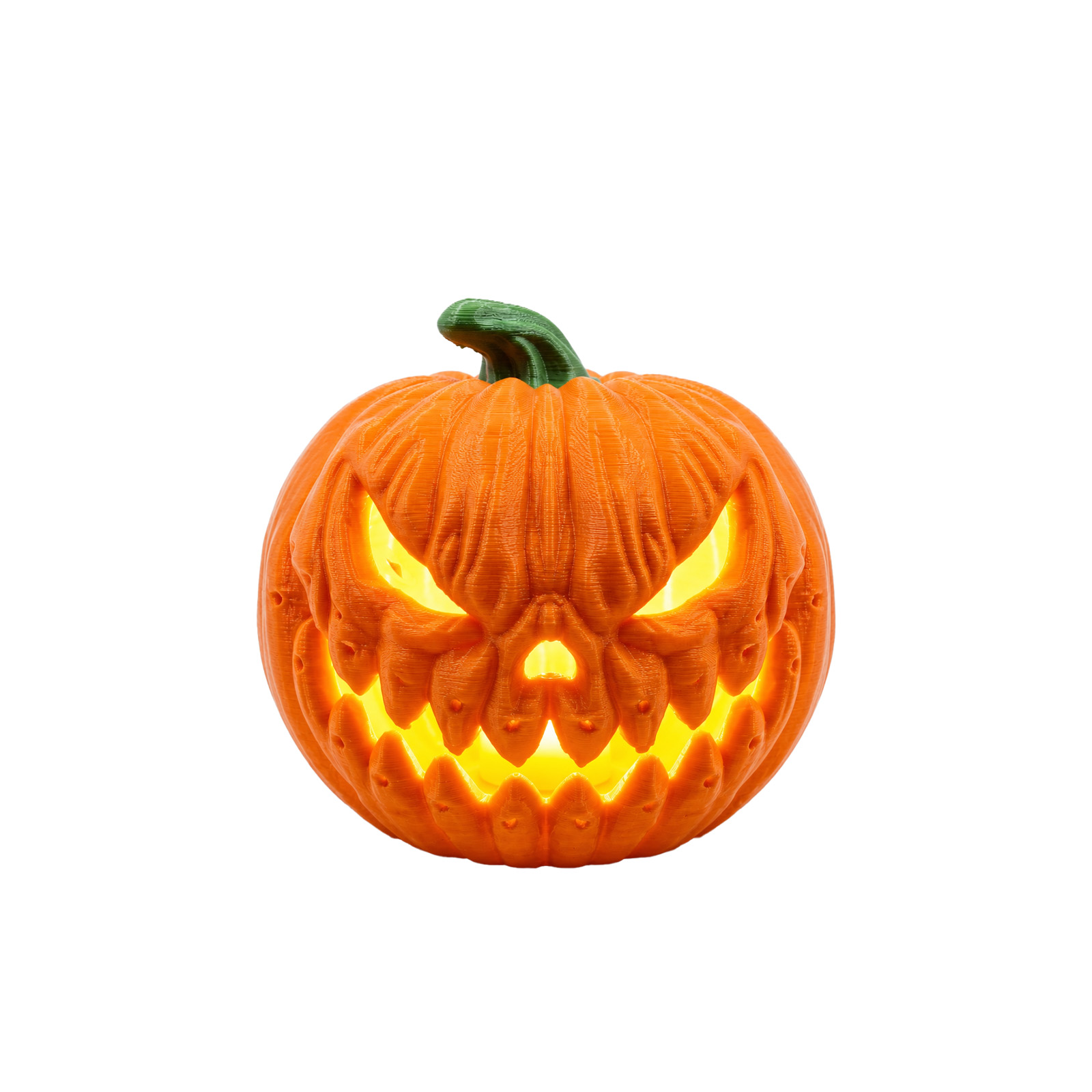 Glowing Pumpkin Lamp Interesting Simulation Appearance Halloween Festival Party Multi Scene Applicable Layout Decoration Prop