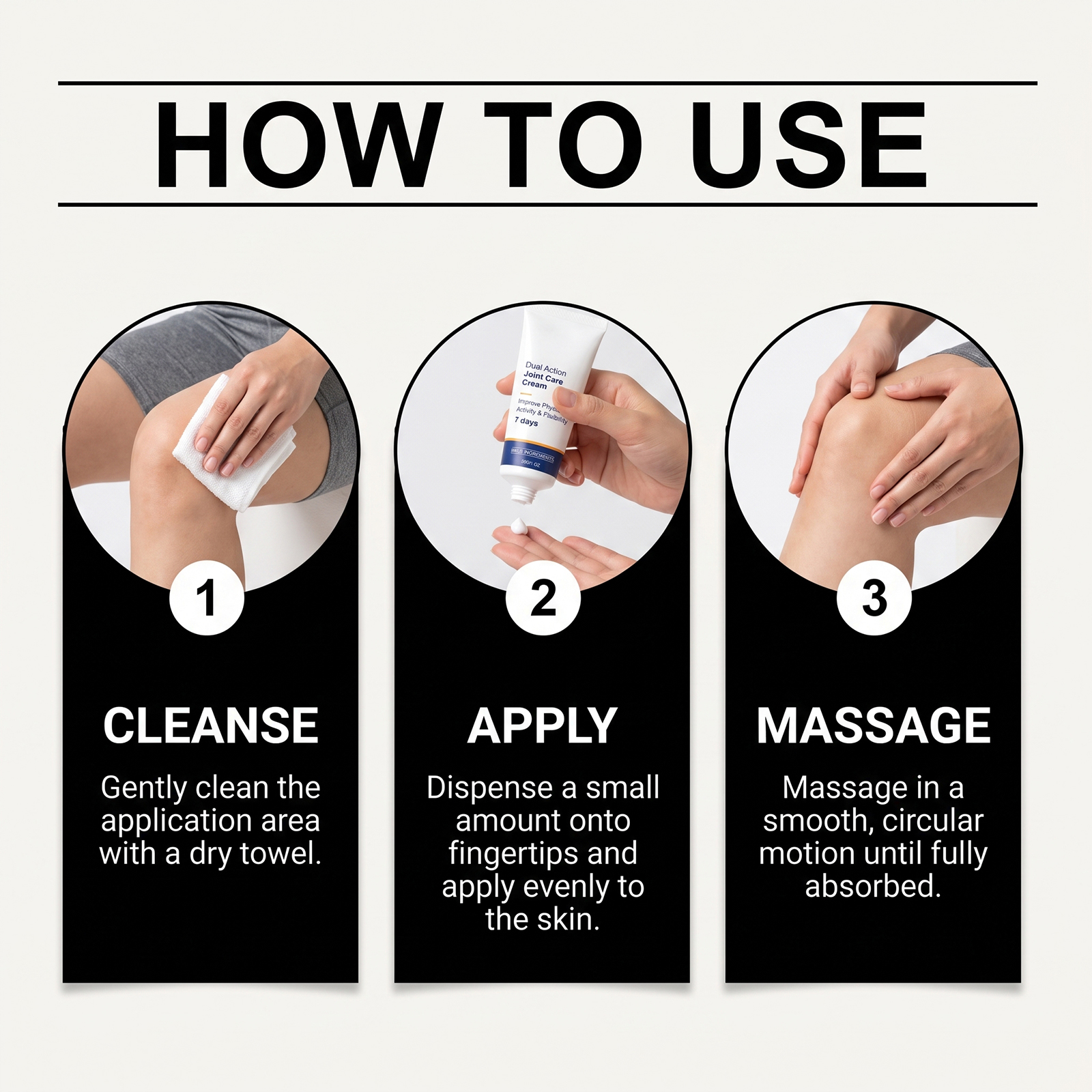 Joint Care Cream Daily Massage Body Joint Comfort Moist Mild Care External Smear Lotion