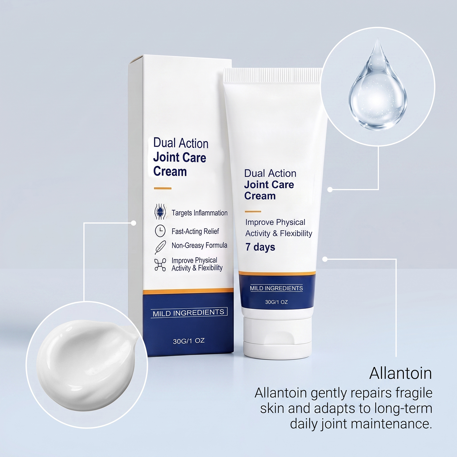 Joint Care Cream Daily Massage Body Joint Comfort Moist Mild Care External Smear Lotion