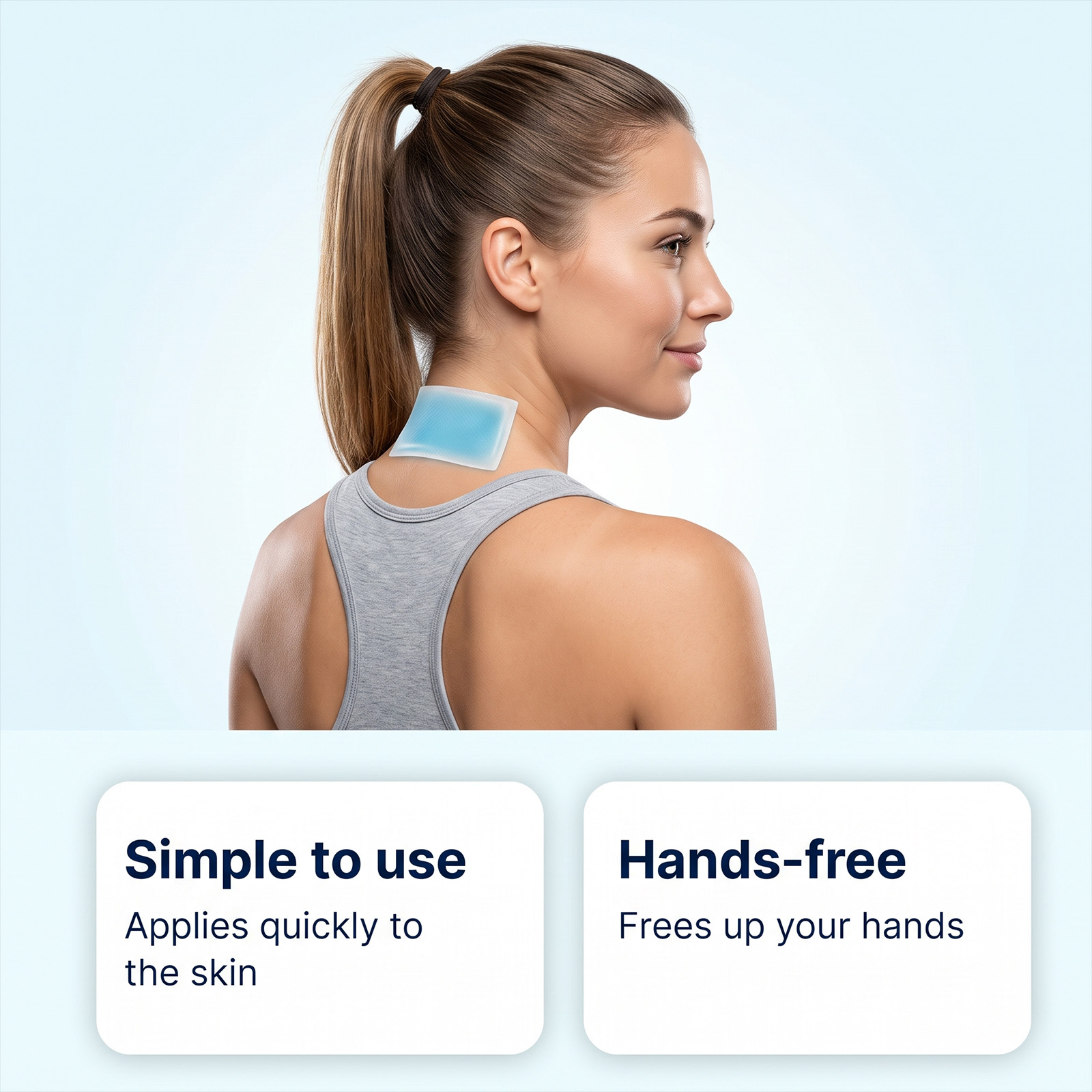 Body Cooling Patch Daily Sports Summer Outdoor Cold Compress Physical Cooling Breathable Thin Portable Sticker