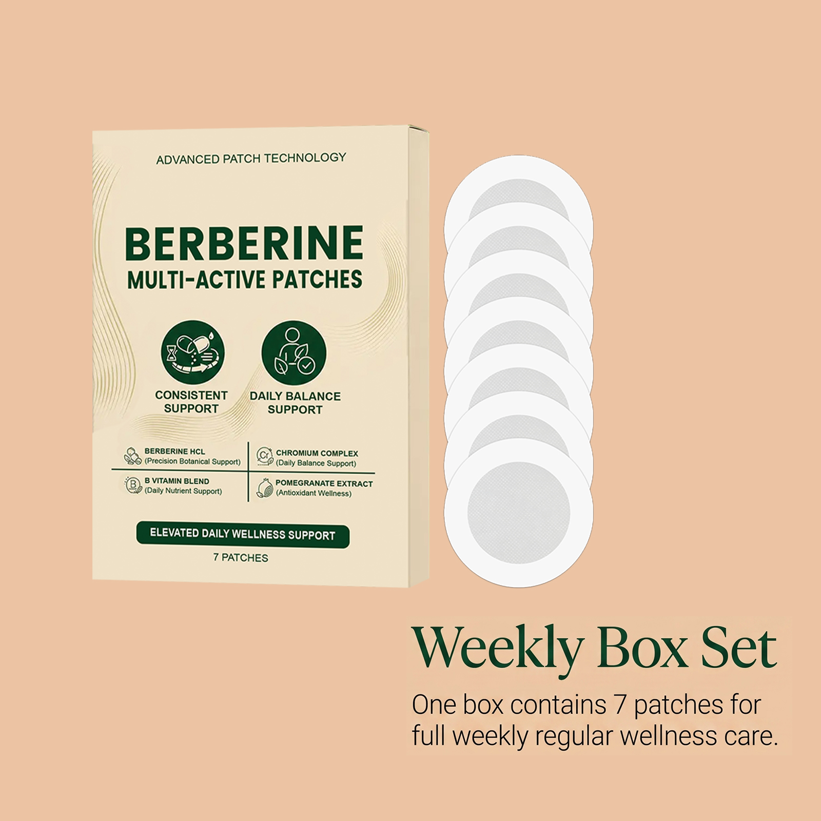 Body Care Patch Mild Nurture Skin Multi Effect Comfort Skin Friendly Natural Portable Body Treatment Patch