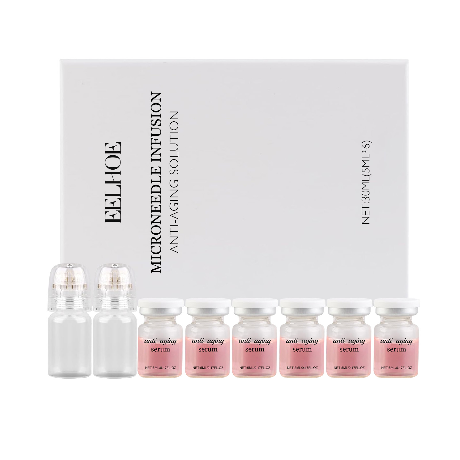 Moisturizing Skincare Roller Set Moisturize Tighten Skin Improve Fine Lines Daily Care Essence Liquid