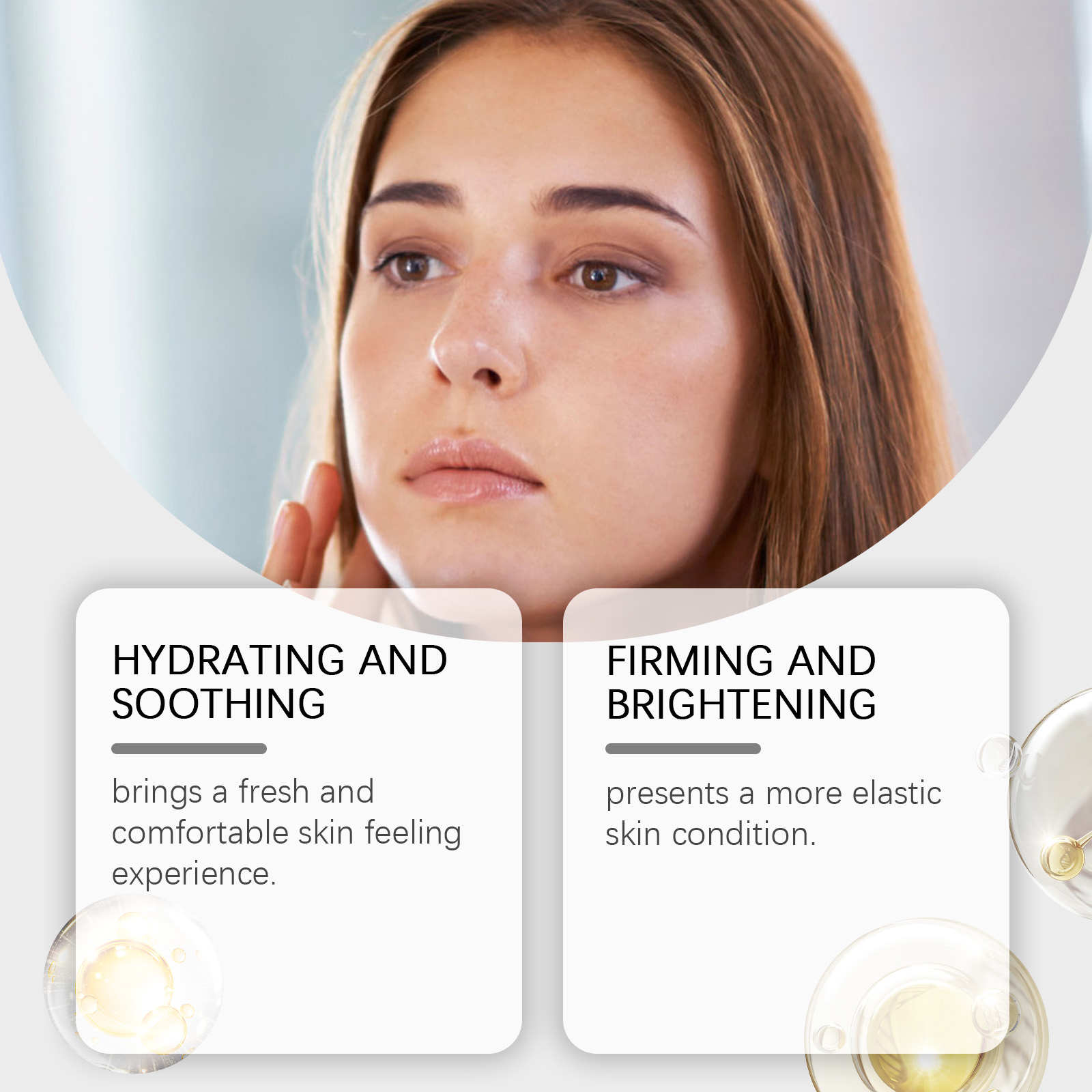 Moisturizing Skincare Roller Set Moisturize Tighten Skin Improve Fine Lines Daily Care Essence Liquid
