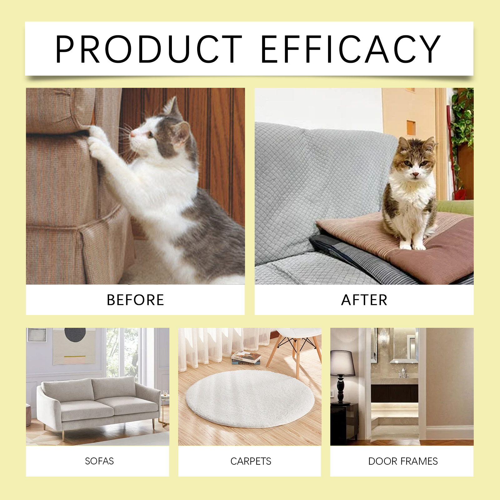Indoor Cat Repellent Spray Indoor Outdoor Prevent Cat Scratching Furniture Pee Household Repellent