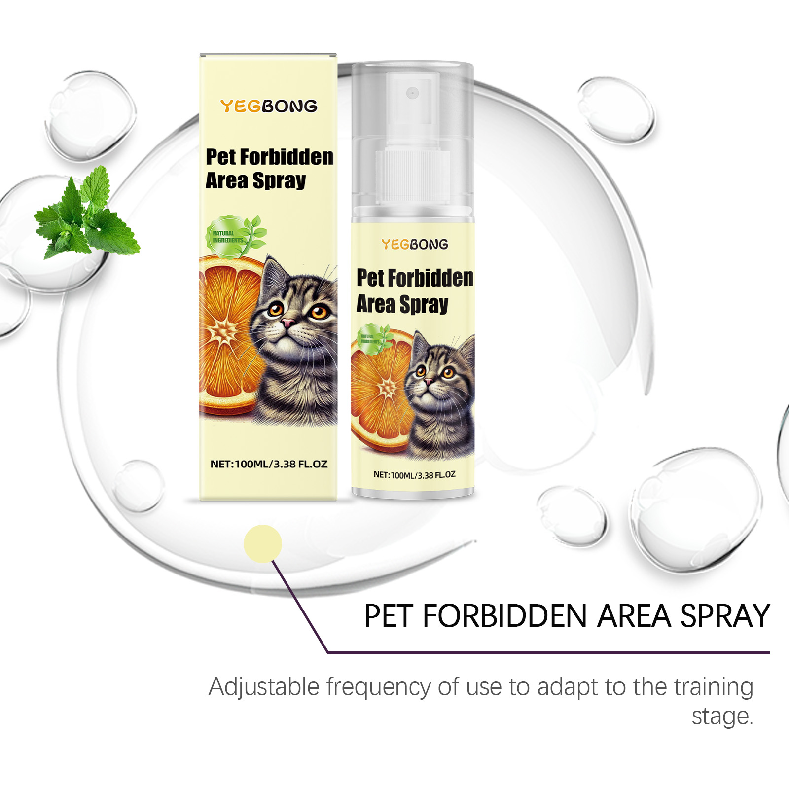 Indoor Cat Repellent Spray Indoor Outdoor Prevent Cat Scratching Furniture Pee Household Repellent