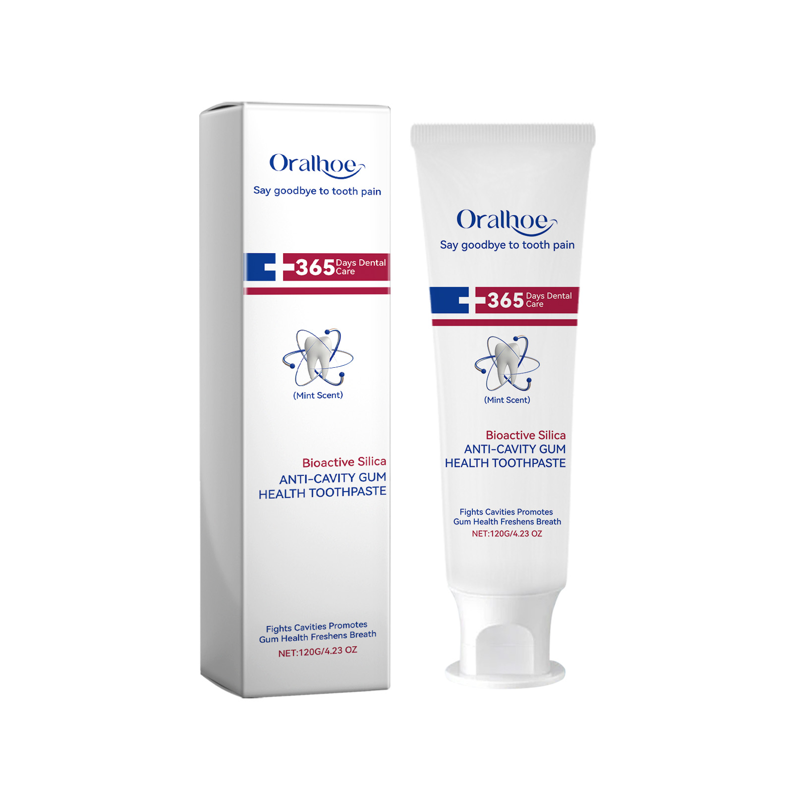 Anti Cavity Whitening Toothpaste Cleans Yellow Teeth Stains Plaque Freshens Breath Cleans And Protects Teeth
