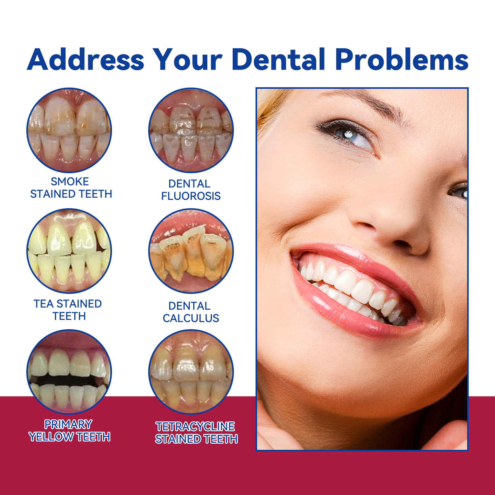 Anti Cavity Whitening Toothpaste Cleans Yellow Teeth Stains Plaque Freshens Breath Cleans And Protects Teeth