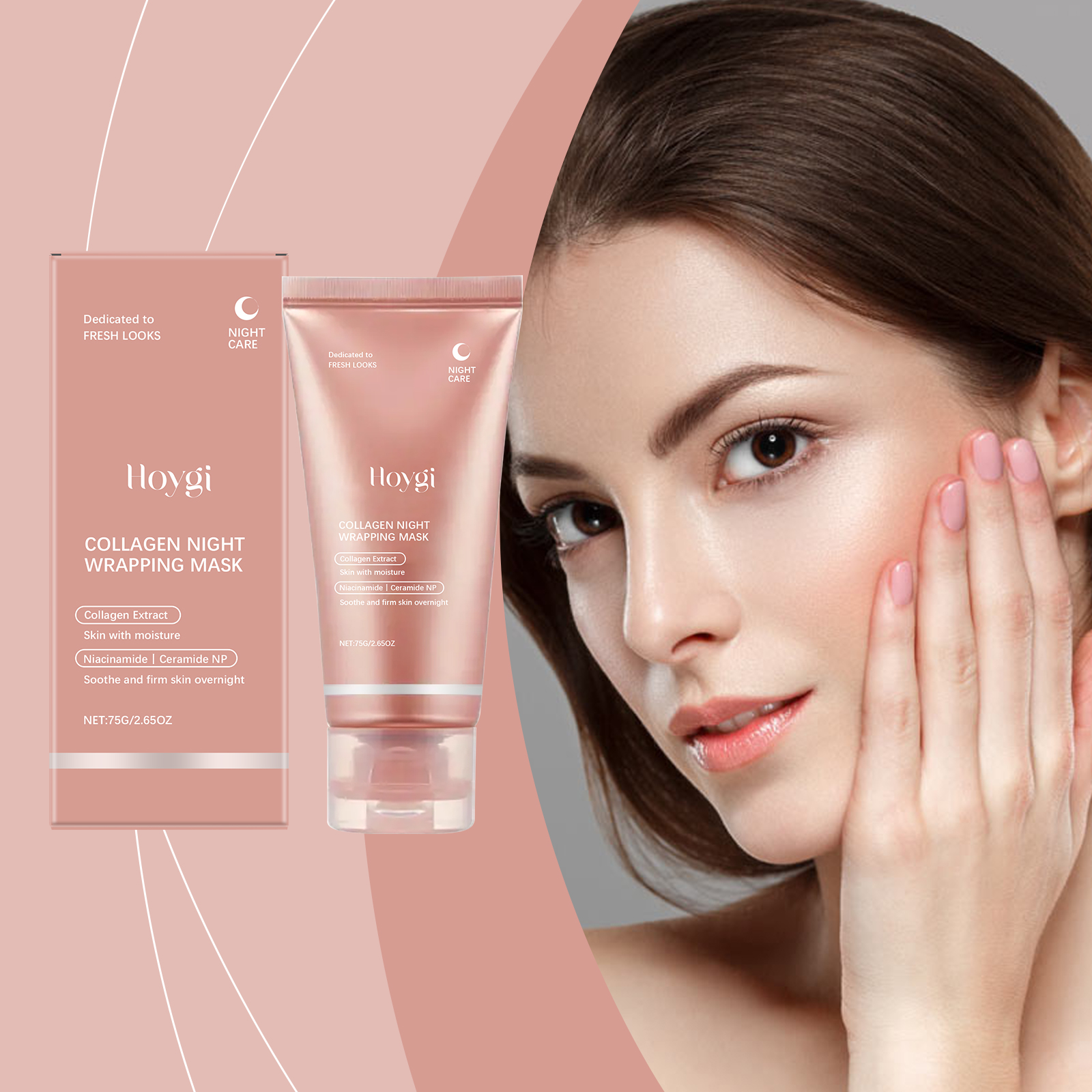 Collagen Peel Off Mask Deep Cleansing Exfoliating Hydrating For Glowing Skin Daily Home Facial Care