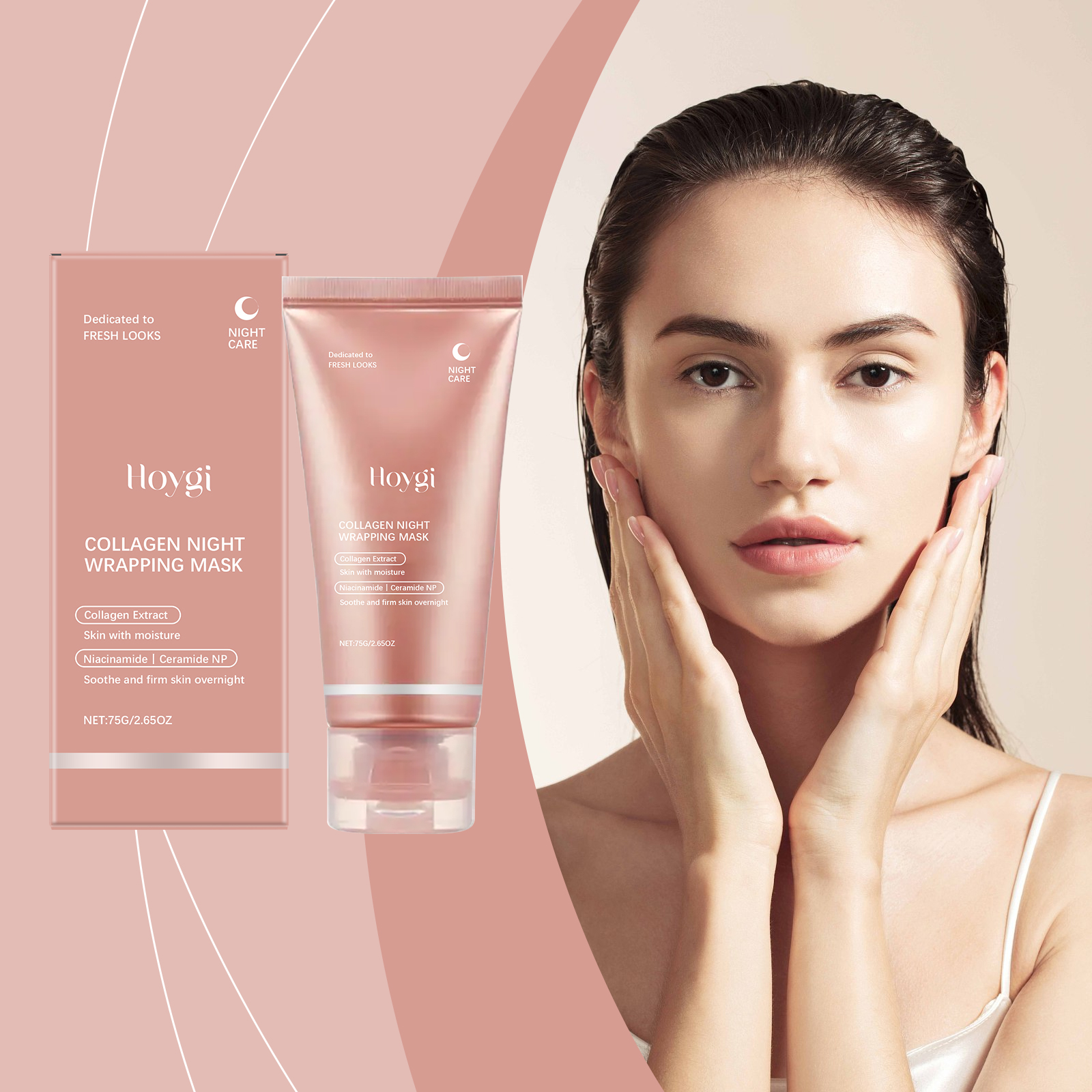 Collagen Peel Off Mask Deep Cleansing Exfoliating Hydrating For Glowing Skin Daily Home Facial Care