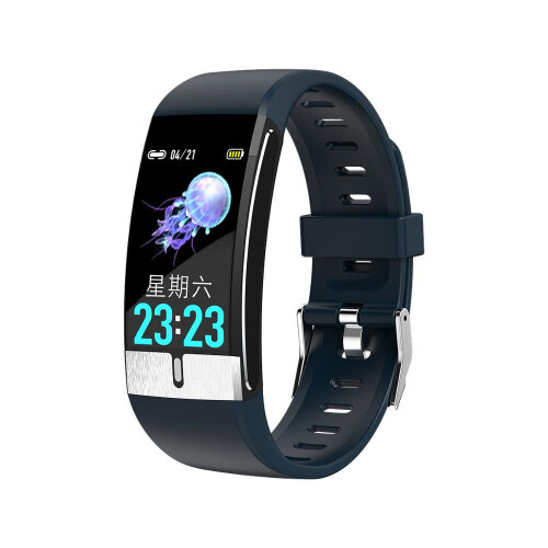 Smart Watch E66 Body Temperature ECG PPG Heart Rate Blood Fitness Tracker Bracelet Smart