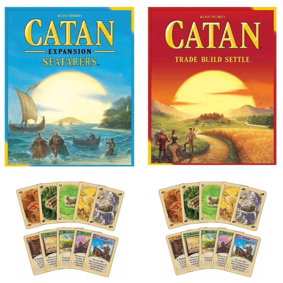 (Trade Build Settle) Trade Build Settle/Seafarers Expansion for the Catan Board Game Par