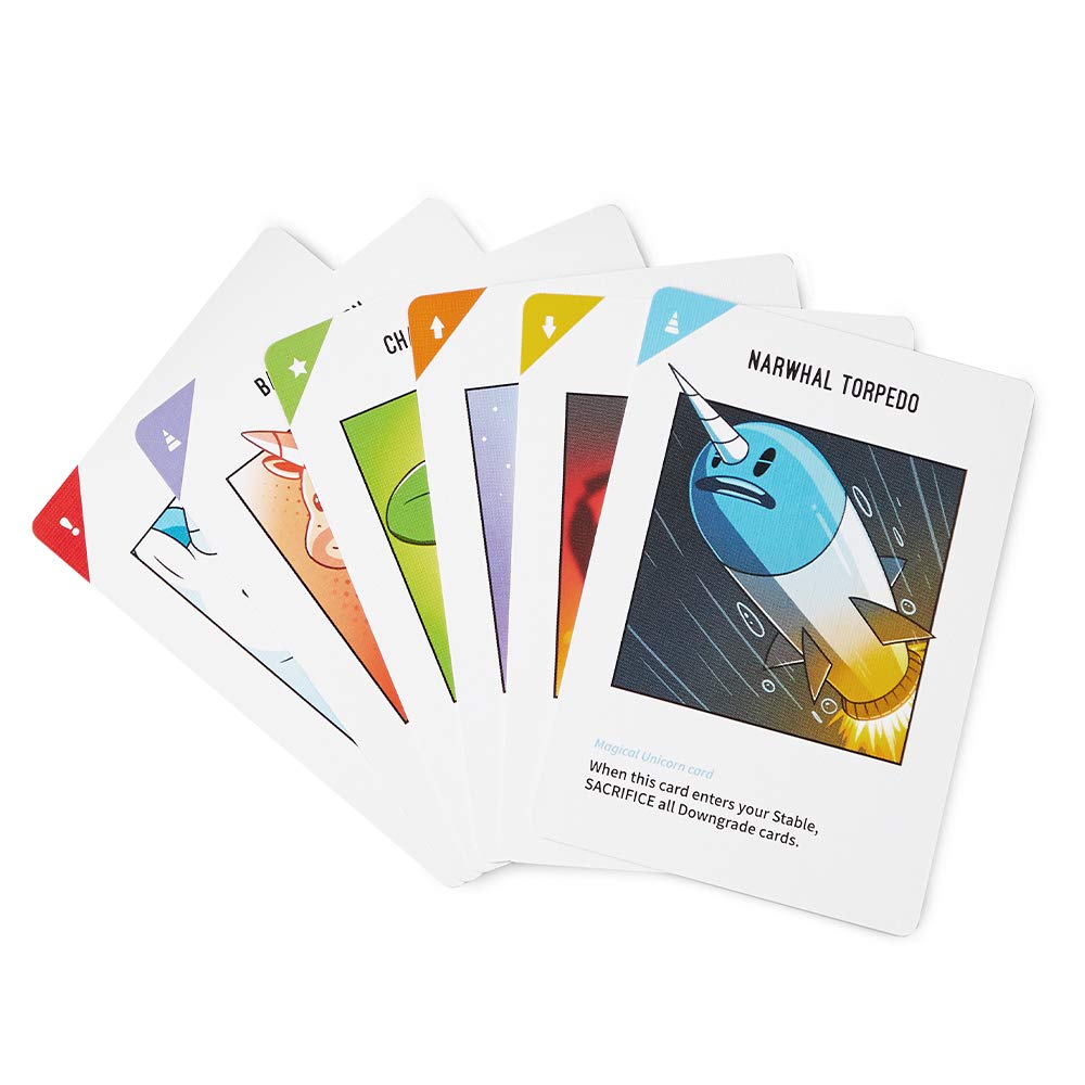 Unstable Unicorns Card Adventure Adult Strategy Board Game Collection Table Game Toys for Family Party Holiday Playing Christmas Gifts Multicoloured