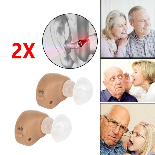 2X Mini Hearing Aid Digital BTE Hearing Aids Voice Loudly Enhancer