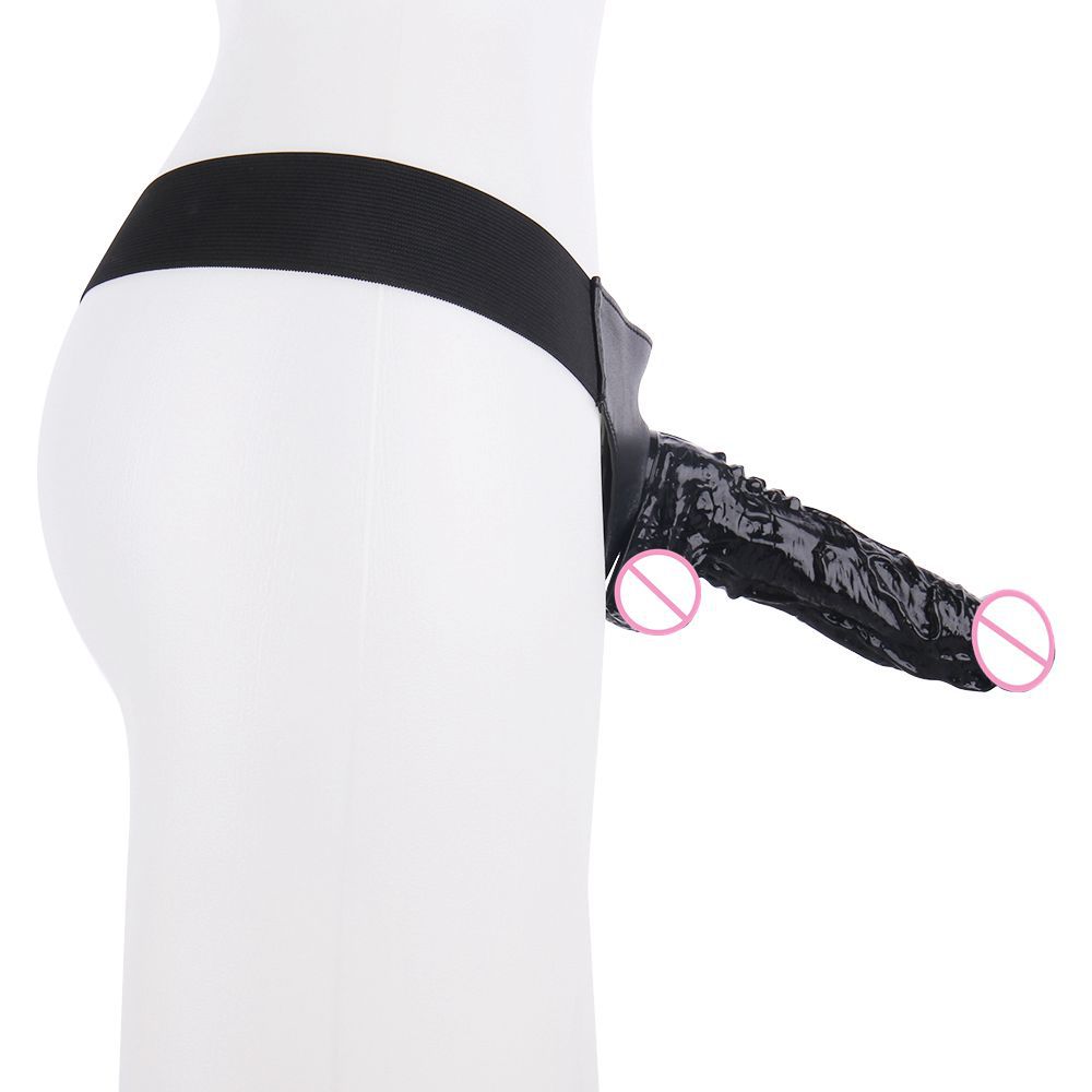 (Black) Strap on Dildo Harness Kit Silicone Realistic Dildos Wearable Masturbator Adult Toys Penis Anal Plug Sex Toy for Women Lesbian Couples and Gay