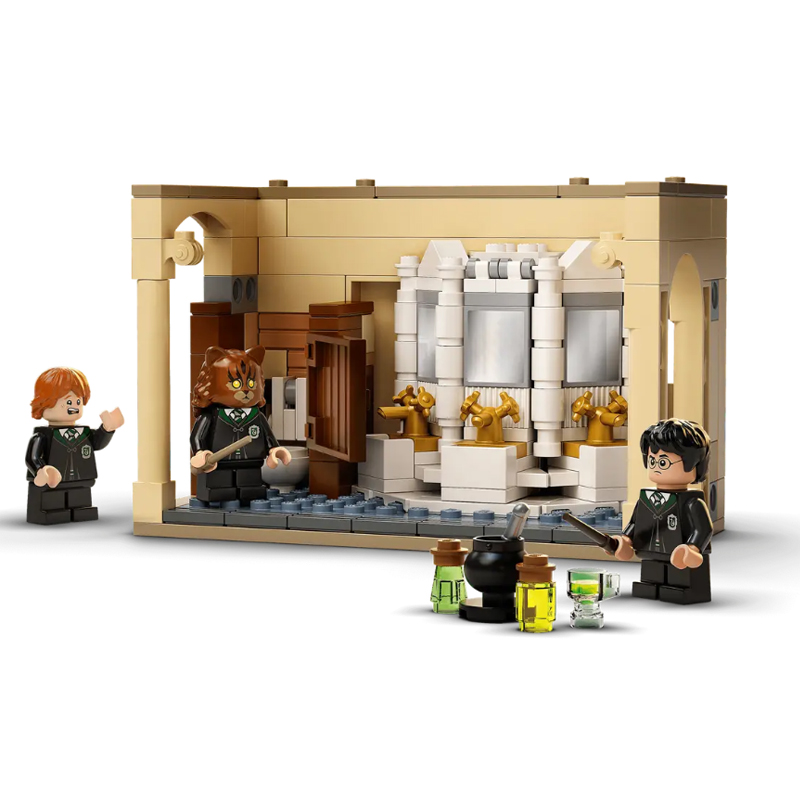 Harry Potter Hogwarts Polyjuice Potion Mistake Buildable Castle Toy Gifts For Kids