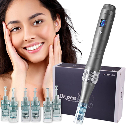 Dr. Pen Ultima M8 Microneedling Pen Professional Kit Authentic Multi-function Wireless Derma Beauty Pen Trusty Skin Care Tool Kit for Fast Results