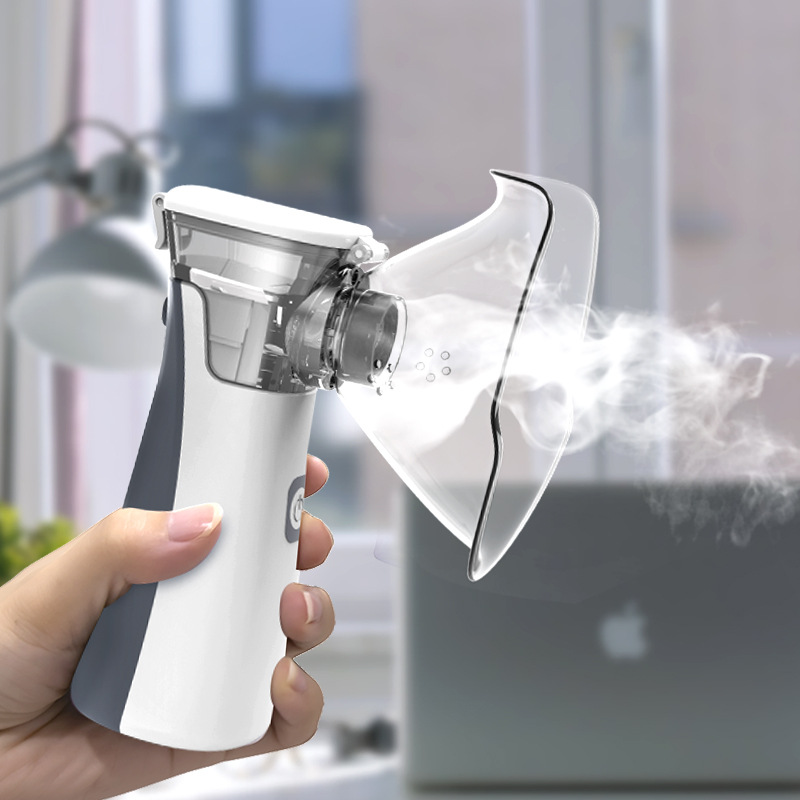 Portable Mesh Nebulizer Ultrasonic Mini Handheld Atomizer Machine Household Nebuliser for Kids and Adults