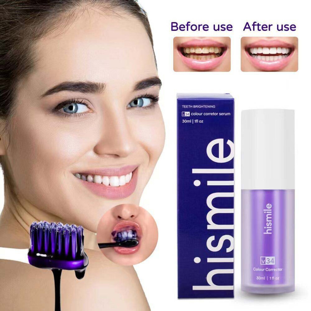 Hismile V34 Colour Corrector Serum Teeth Whitening Stain Removal