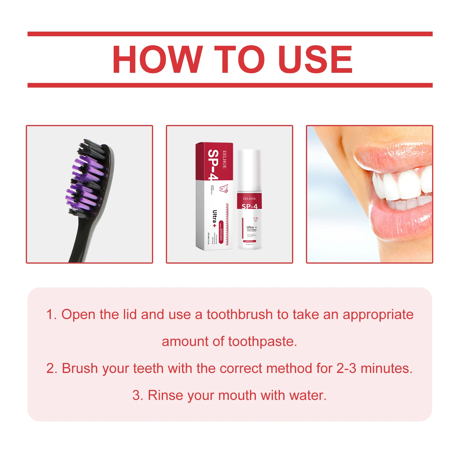 (Cleaning Mousse) Teeth Whitening Toothpaste Sp4 Teeth Cleaner Plaque Remover Dental Cleaning Gum Repair Gel Fresh Breath Tooth Whitening Power