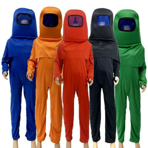 Among Us Costumes Halloween Kids Fancy Dress Boys Jumpsuit Book Week Gaming Christmas Birthday Party Carnival Costumes