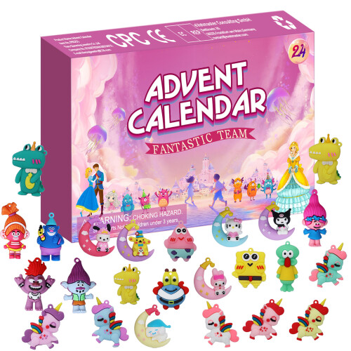 Christmas Advent Calendar 24 Days Countdown Advent Calendar Kids Toys Surprise Blind Box Xmas Gifts