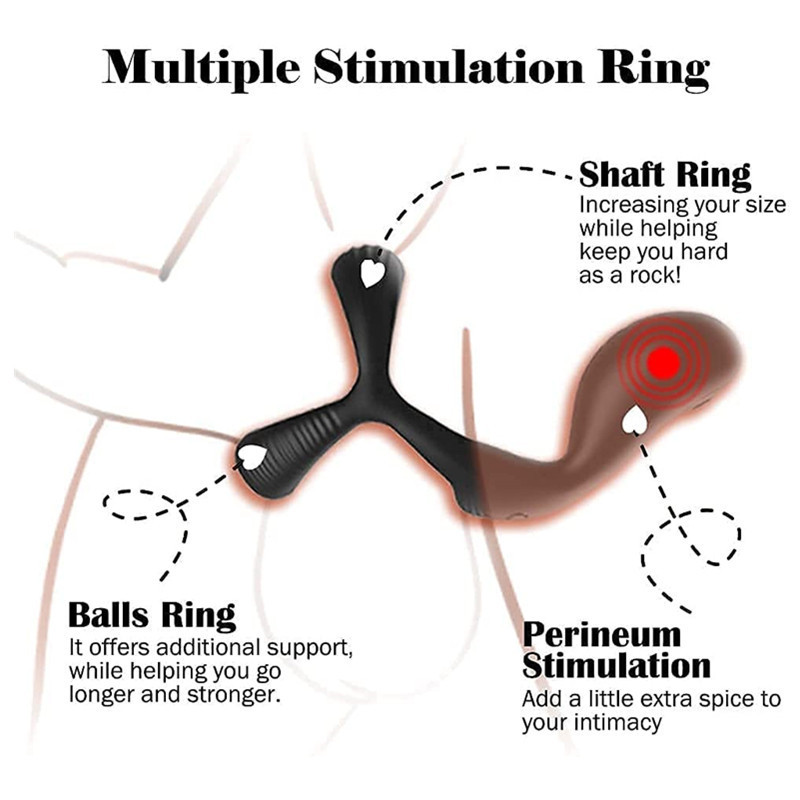 Big Dick Silicone Penis Ring Gay Tool Men Sex Toy Male Masturbation Cup Glans Vibrator Penis Exerciser Massager Adjustable Delayed Ejaculation Trainer