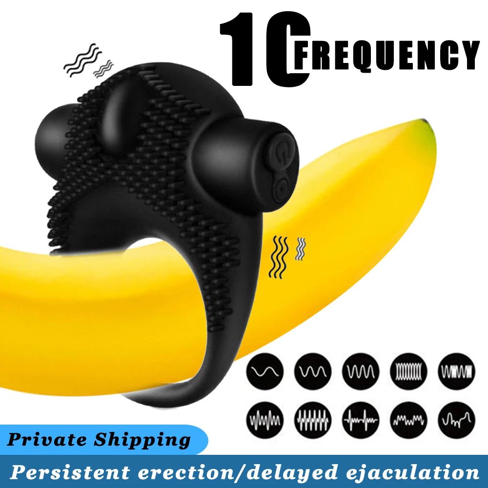 Cock Ring Vibrator Sex Toys Ejaculation Delay Toys For Men Age 18 Couples Penis Rings Sensualex Novelty Toys Rechargeable Multiple Vibration Modes Stimulation
