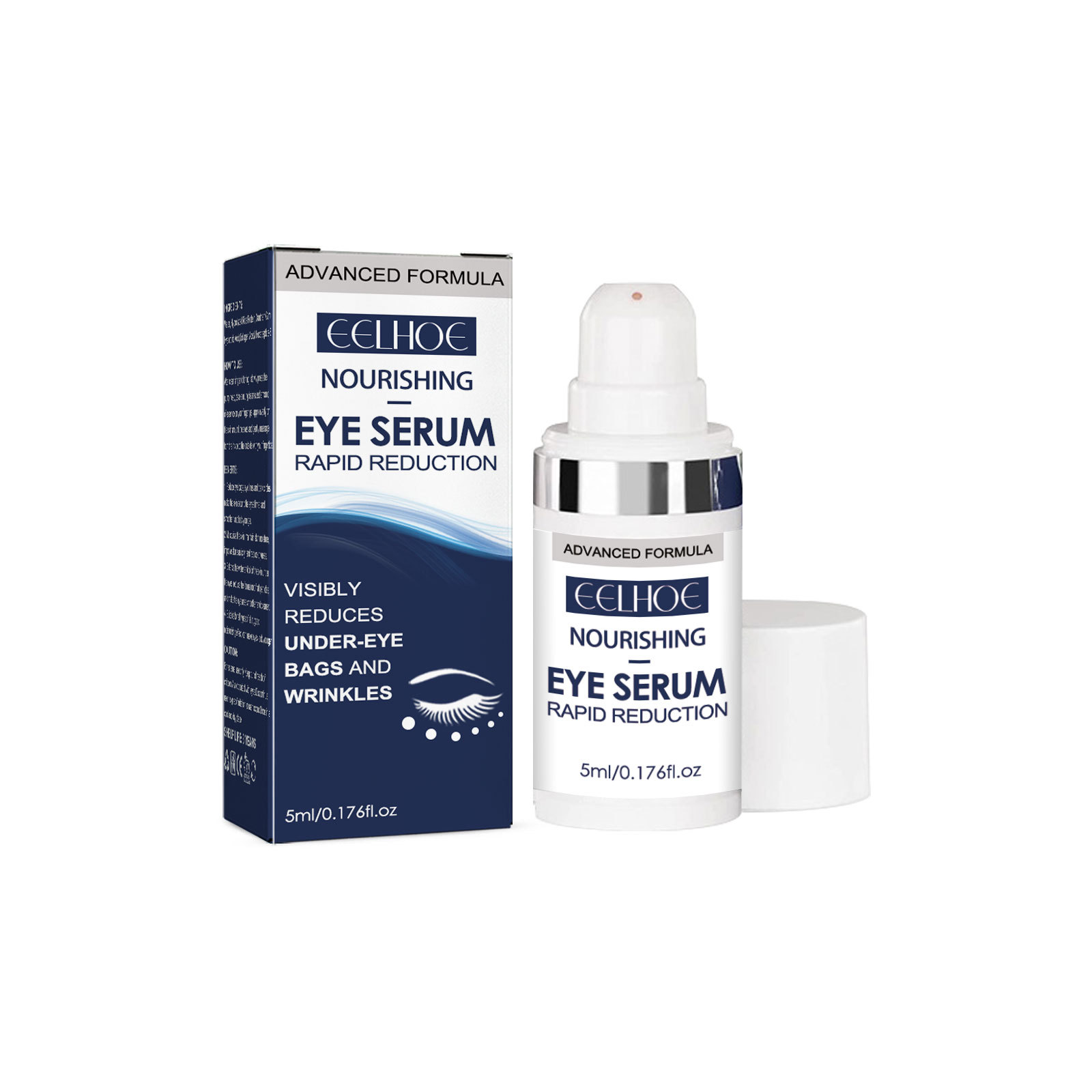 (1 PC) Anti Dark Circles Eye Serum Smooth Hydrates Lighten Eye Wrinkles Moisturize Fade Fine Lines Skin Lifting Firming Repair Roughness Anti Puffiness