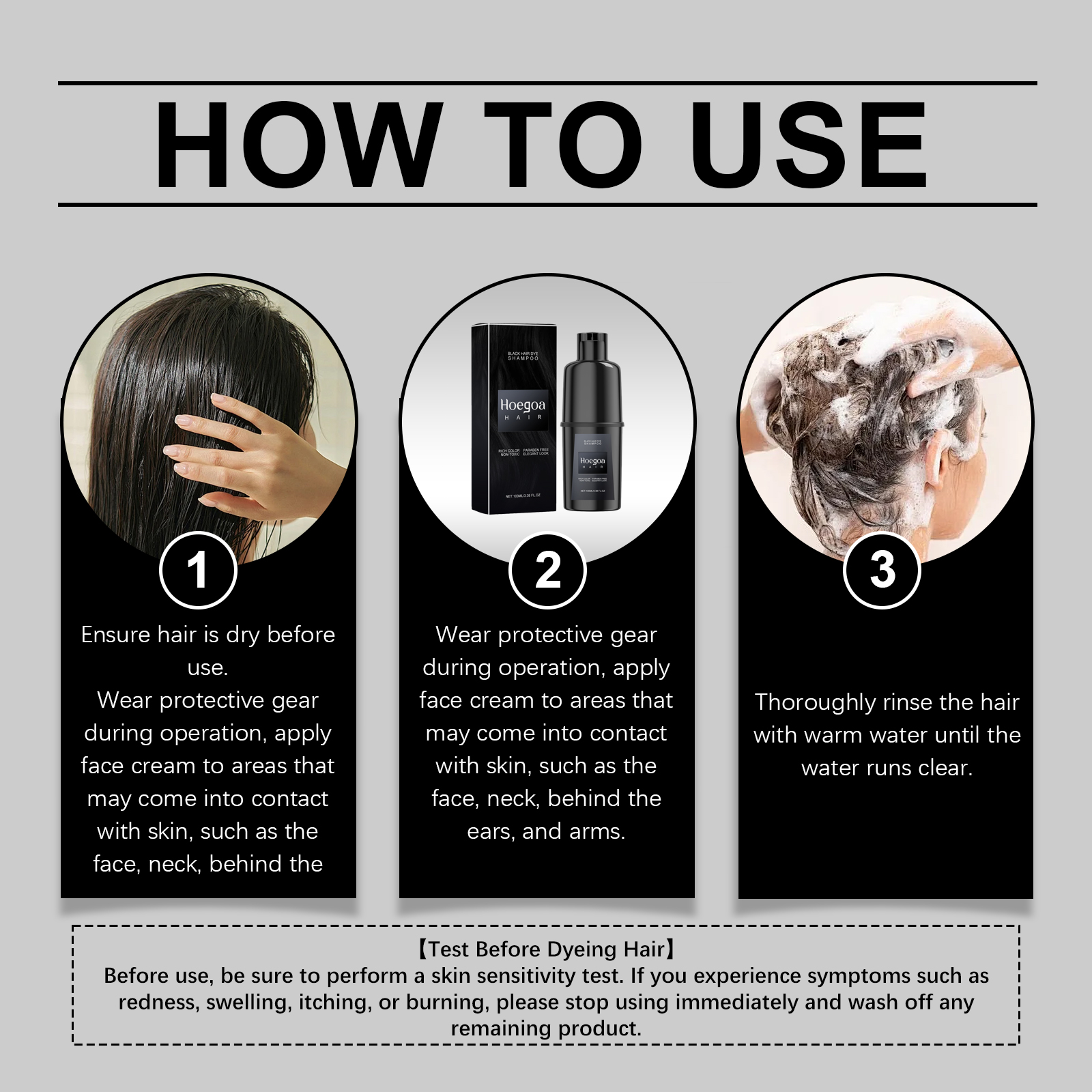 Instant Dye Shampoo DIY Hair Dye Red Color Repair Gray White Hair Non-Irritating Hair Coloring Shampoo For Men Women ﻿