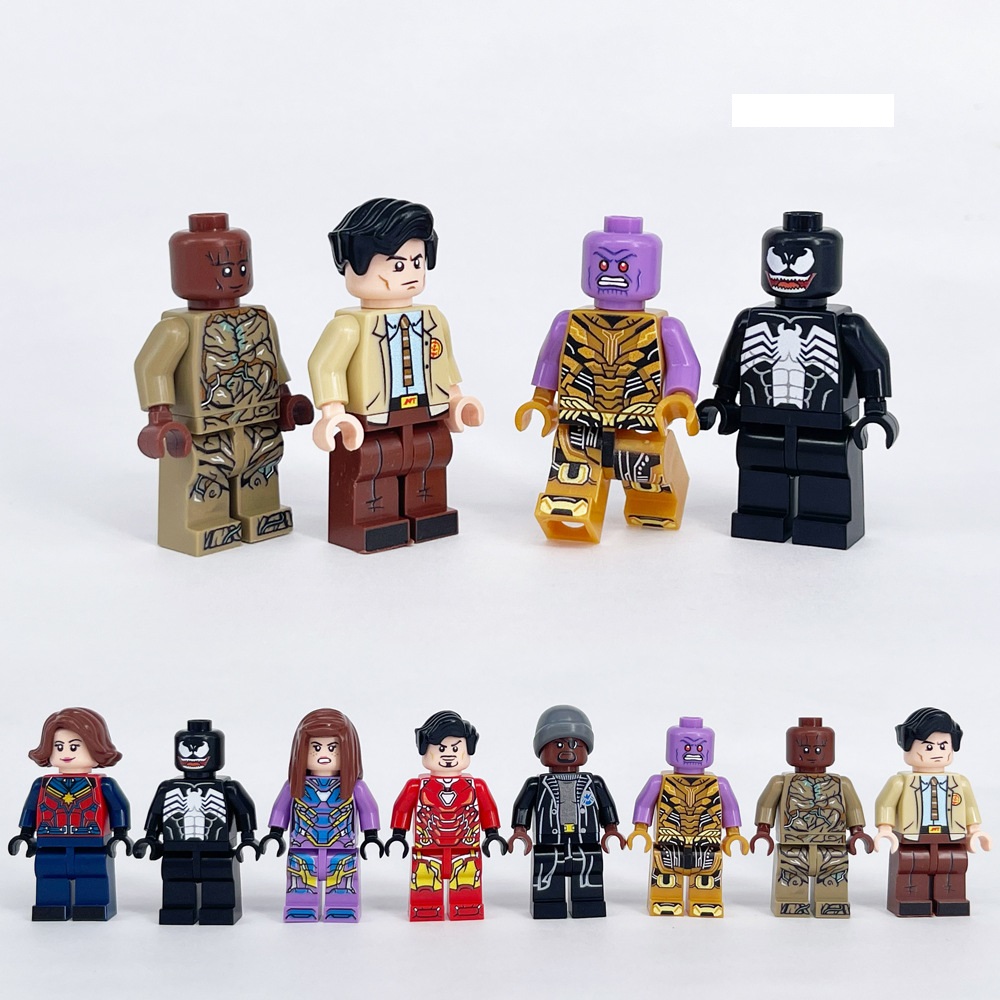 Super Hero Evolve Figures Super Hero Action Figure Fully Articulated Anime Collectible Collection Kids Festival Gifts Fit LEGO