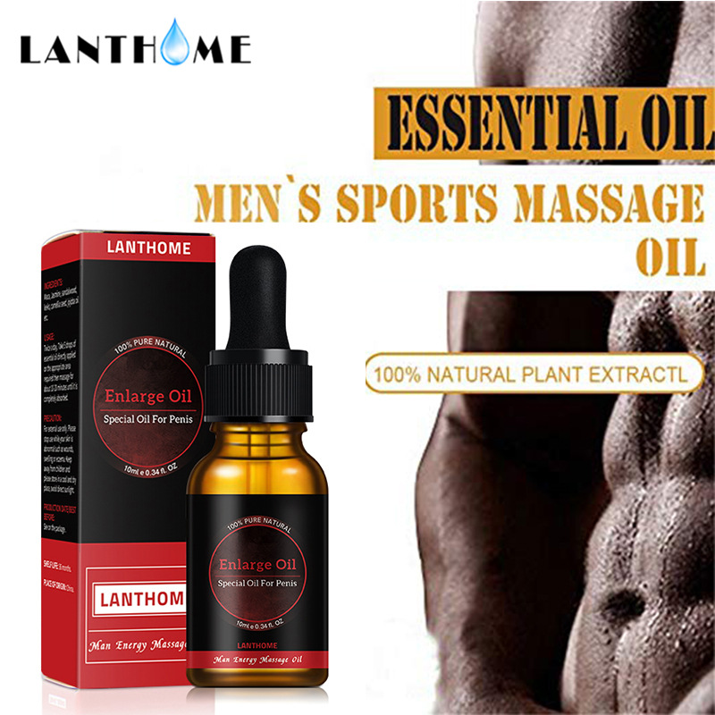 Men‘s Massage Oil Personal Care Essential Oil for Intimate Gentle Body Care Home Use Clear 10ml