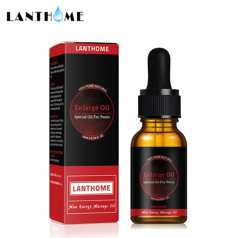 Men‘s Massage Oil Personal Care Essential Oil for Intimate Gentle Body Care Home Use Clear 10ml