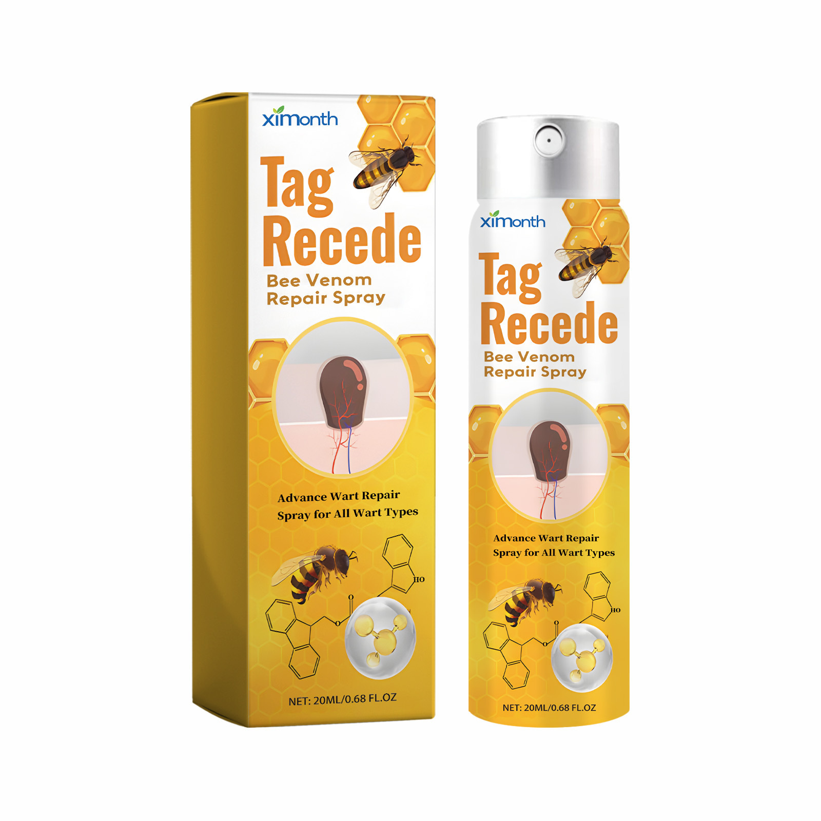 Bee Venom Skin Tag And Blemish Care Spray For Smoothing Moisturizing And Daily Skin Nourishment