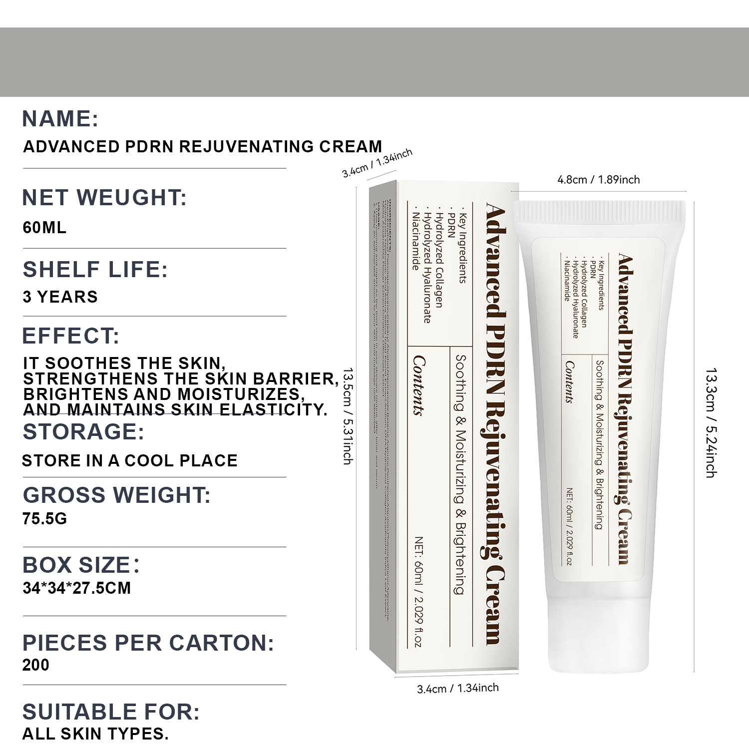 Revitalizing Renewal Cream Gentle Hydrating Moisturizing Face Cream For Smooth Soft Skin Daily Nourishing Care Routine